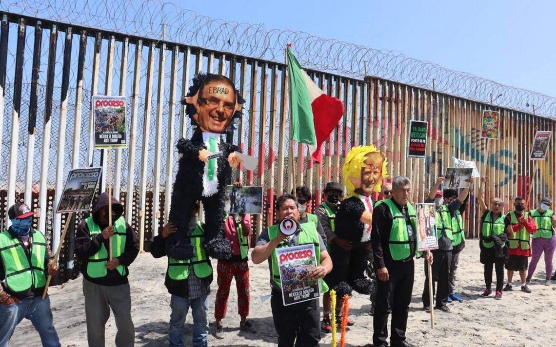 [VIDEO] They “burn” Trump and Ebrard at the border – El Sol de Tijuana